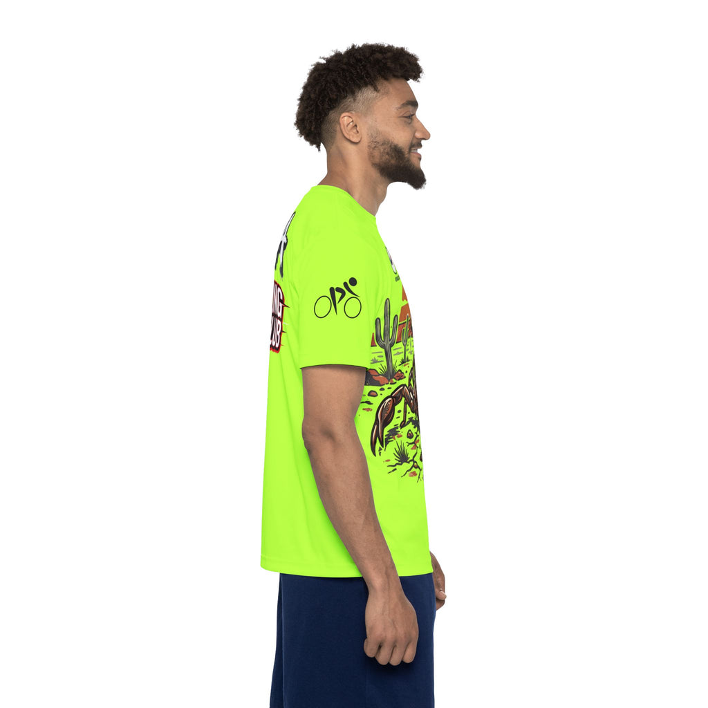 Neon Scorpion Men's Sports Jersey — Azusa Biking Club Graphic Tee