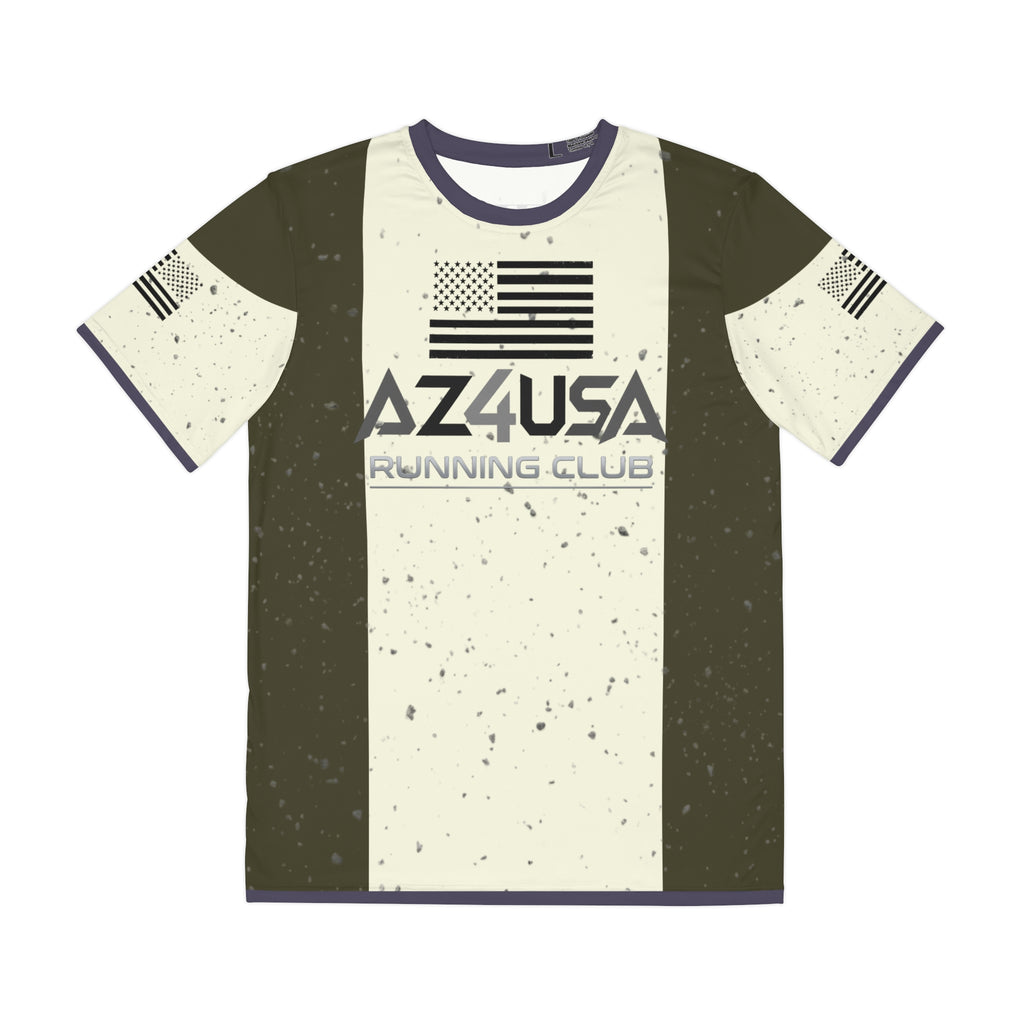 AZ4USA Running Club Tee — Mesa Arizona American Flag Performance Shirt