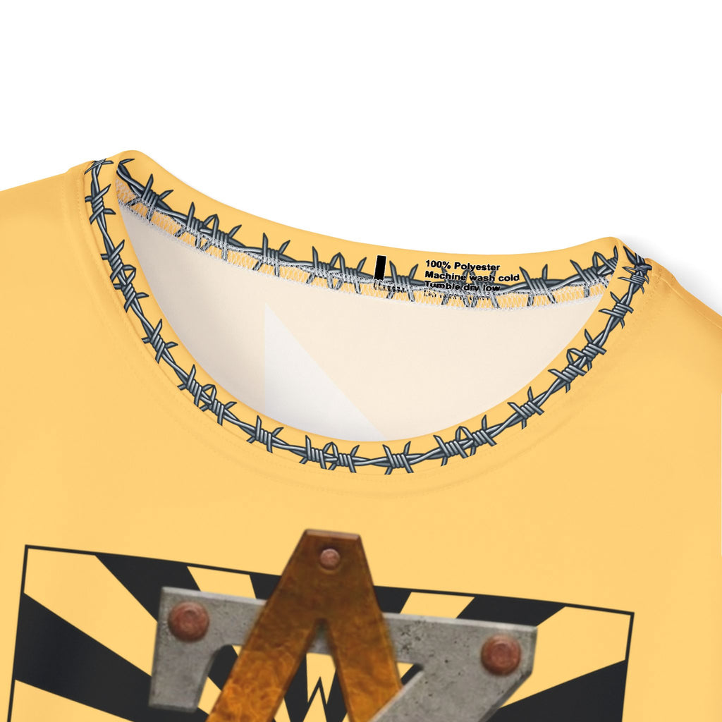 AZ4 USA Yellow Sports Jersey — AZ4USA Logo Athletic Shirt