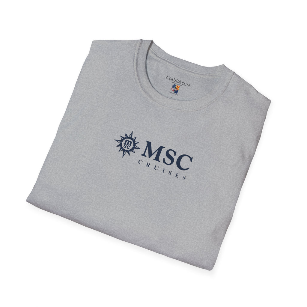 MSC World America Cruise T‑Shirt — Ship Specs & Silhouette Tee