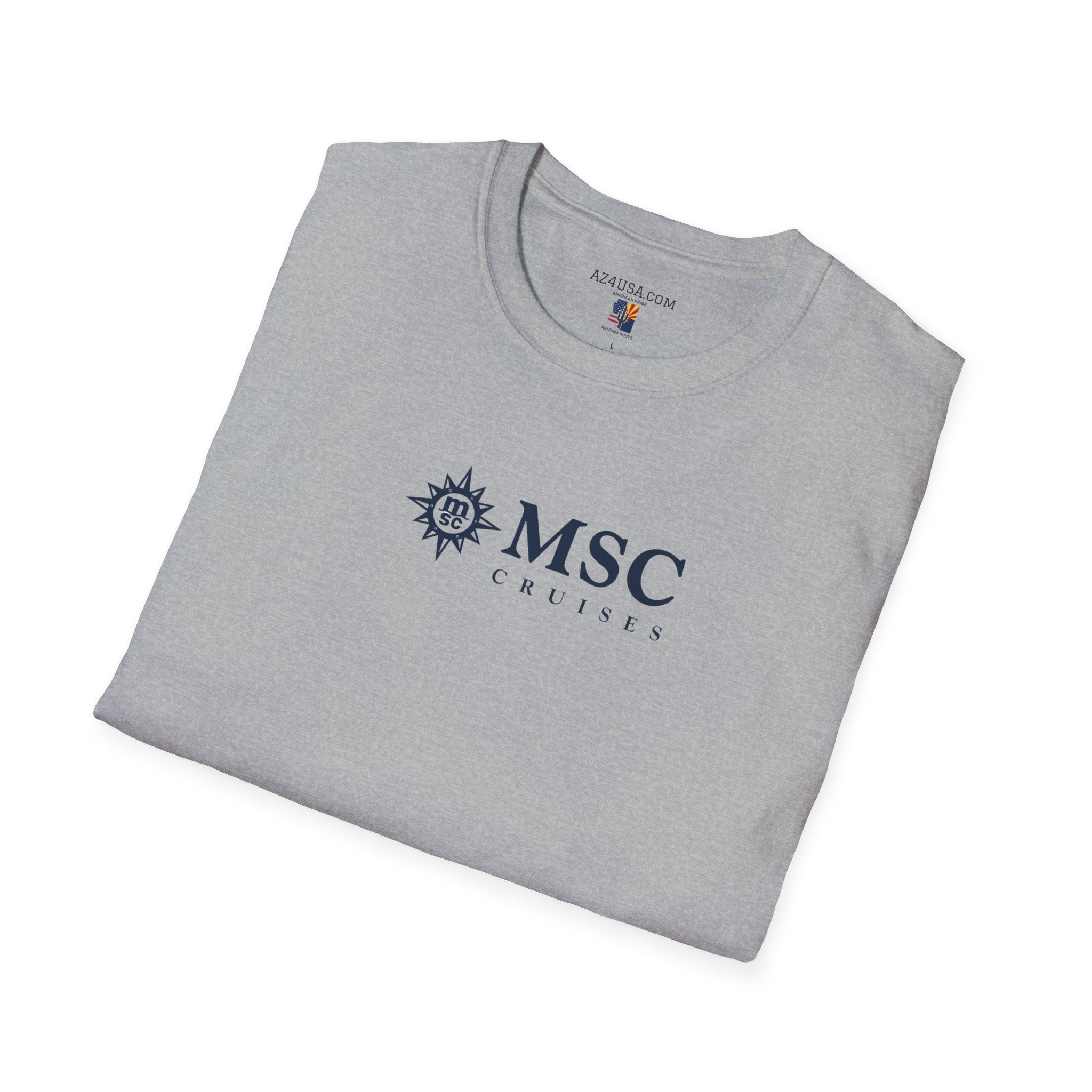 MSC World America Cruise T‑Shirt — Ship Specs & Silhouette Tee