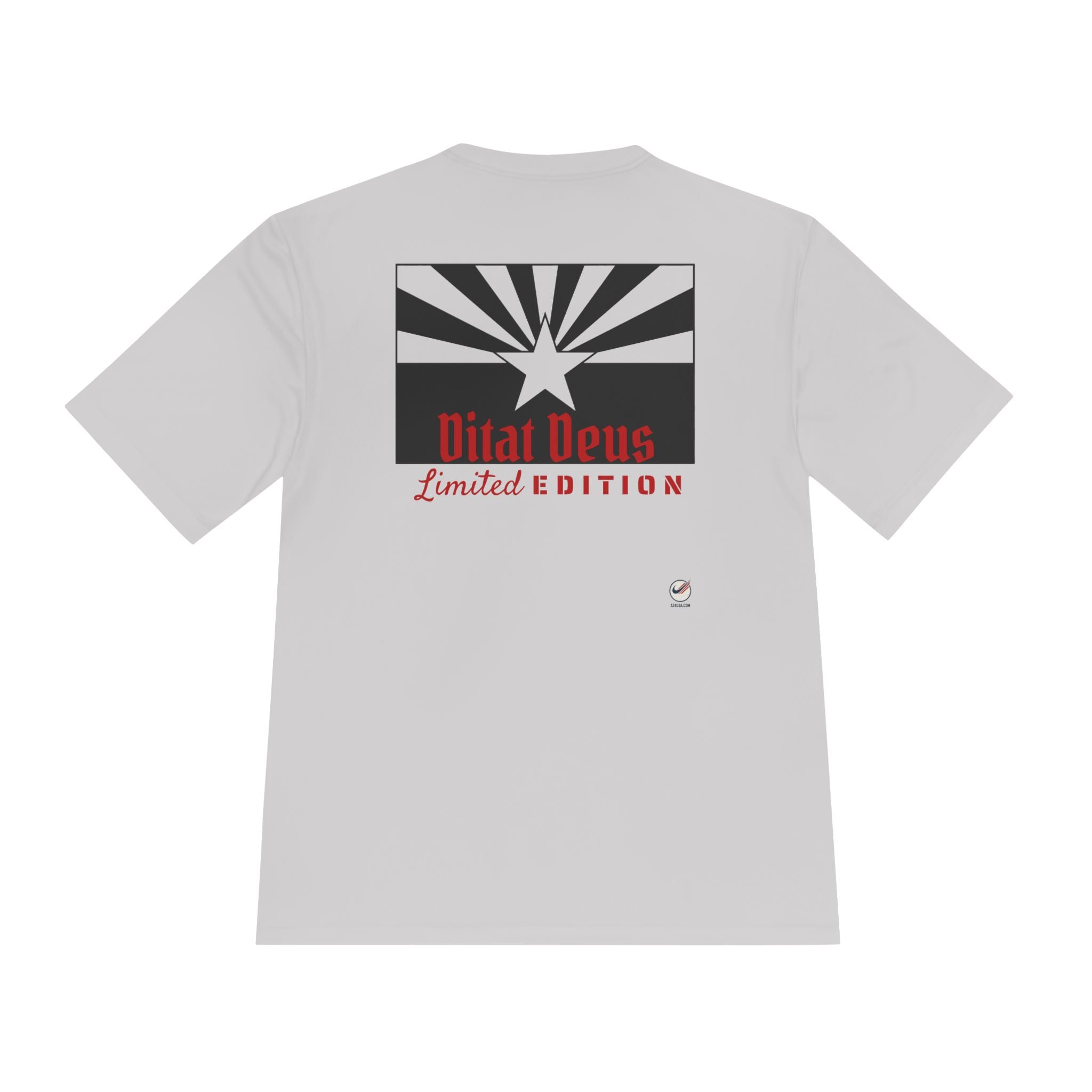 Arizona Born Tee — State Outline & Retro Flag Graphic Moisture-Wicking Shirt