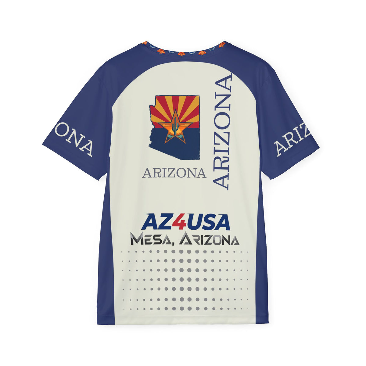 Arizona State Flag Sports Jersey — Men’s Athletic Tee