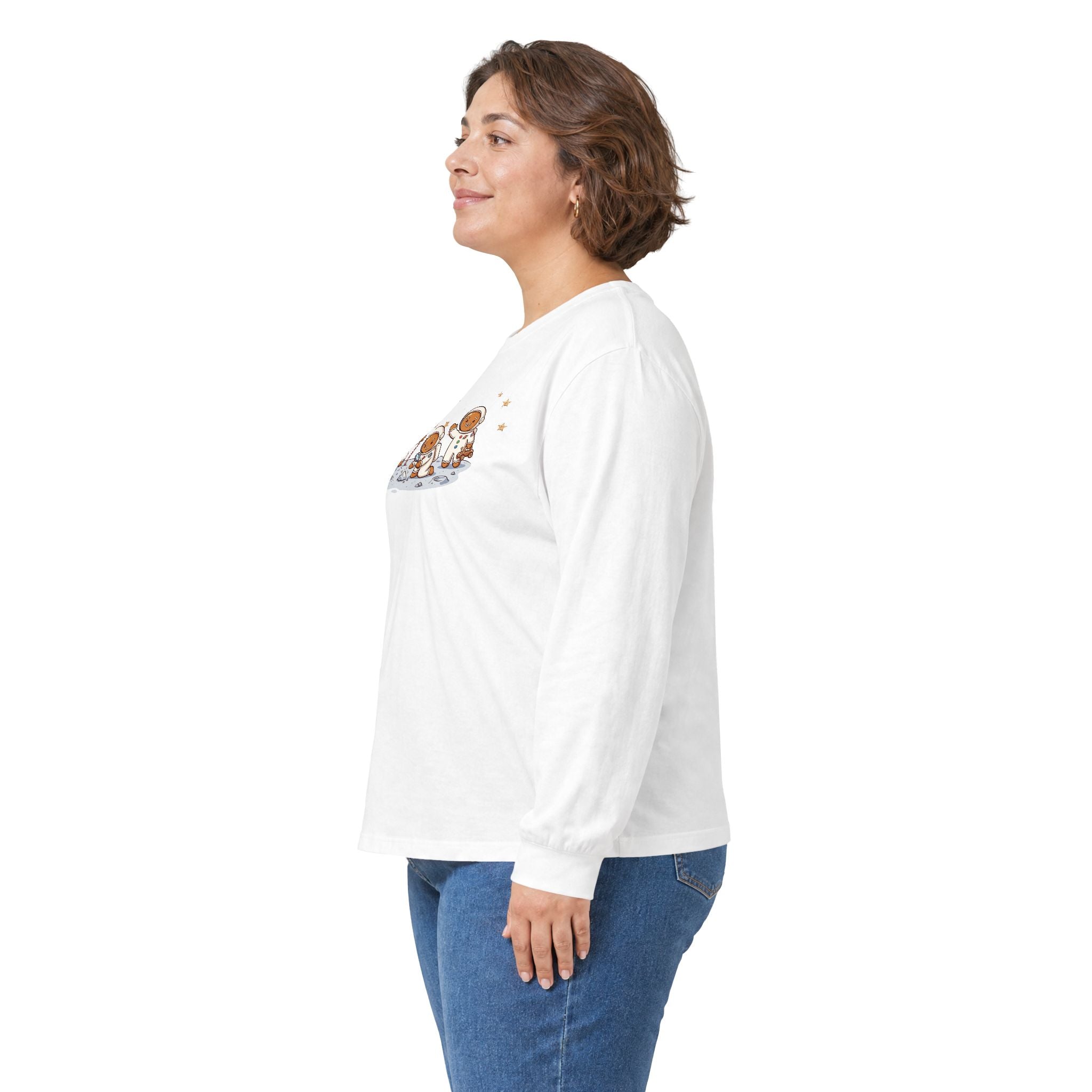 Christmas Gingerbread Crew Long Sleeve Tee — "Merry Christmas 2026"