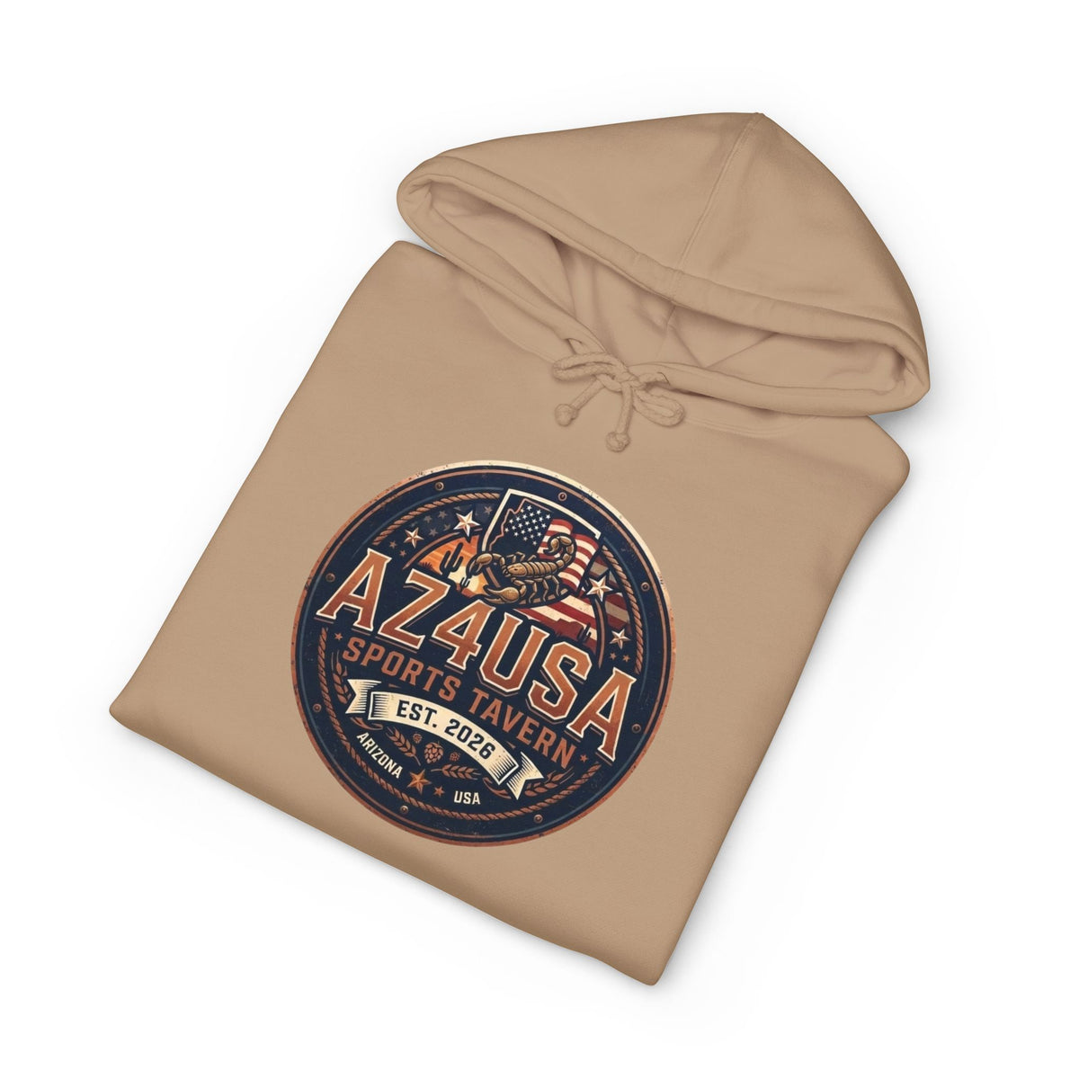 AZ4USA Sports Tavern Hoodie - Vintage Bar Logo Pullover