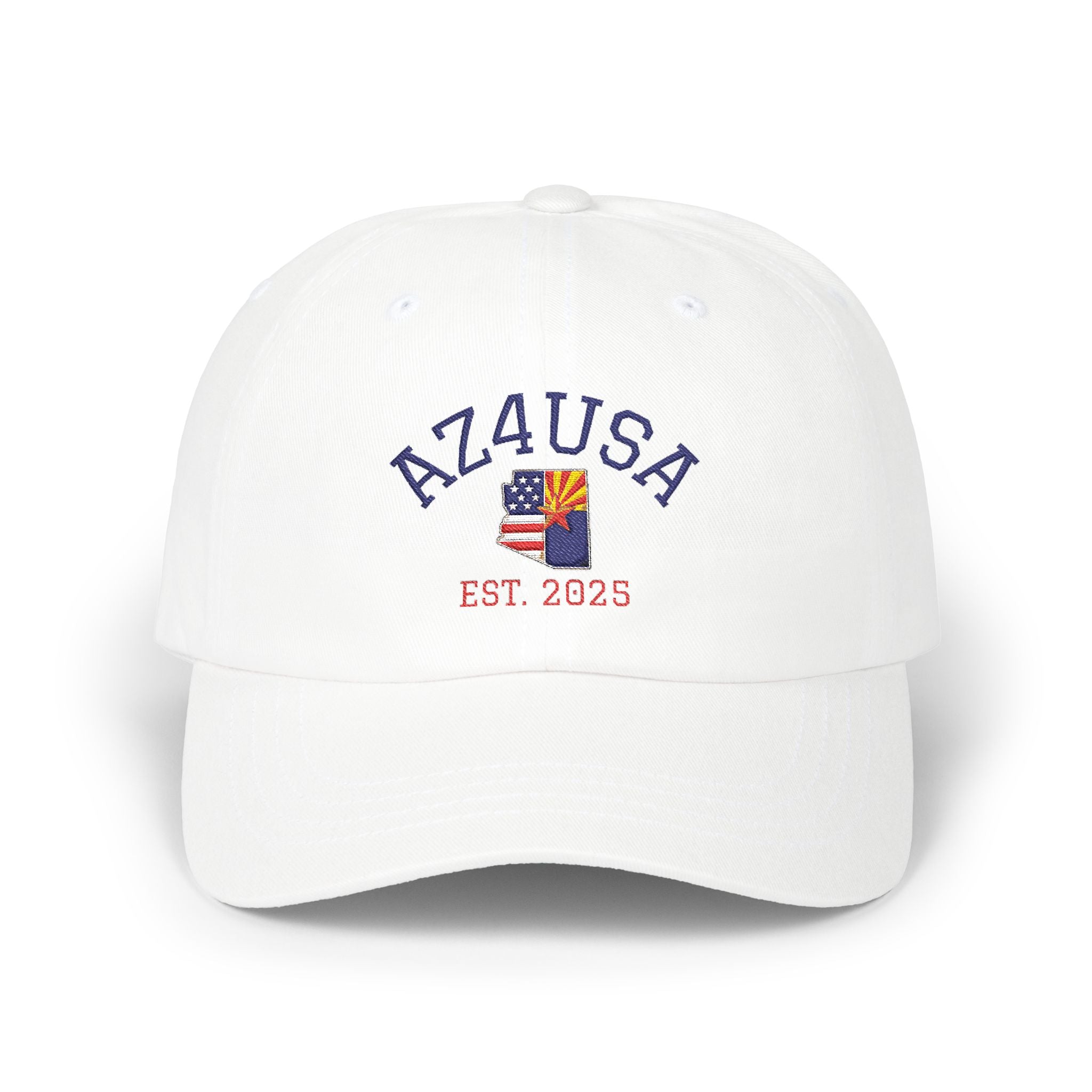 Classic Dad Cap with AZ4USA Design, Ideal for Casual Outings, Gifts, Holidays, Sports Events, Travel