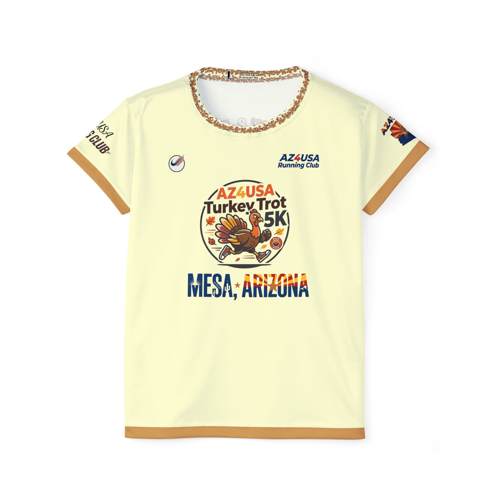 Turkey Trot 5K Women's Sports Jersey — AZ&USA Mesa, Arizona