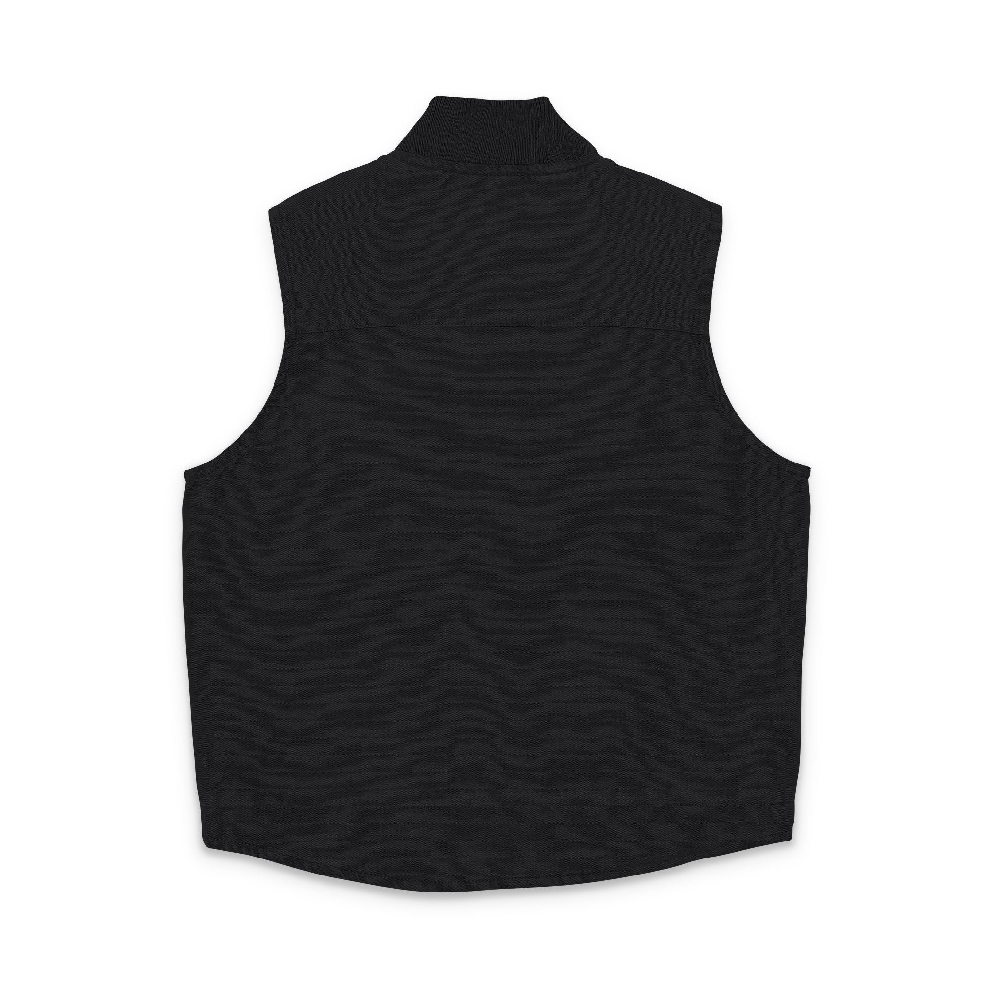 Embroidered Washed Duck Cloth Work Vest —AZ4USA Ranch Durable Utility Vest with Chest Embroidery