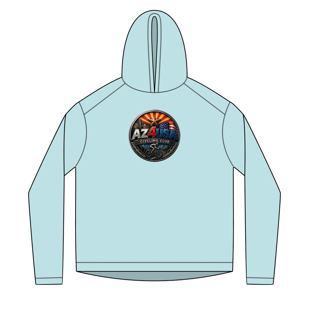 Azusa Cycling Club Solar Hoodie — Retro Arizona Sun Graphic Hoodie