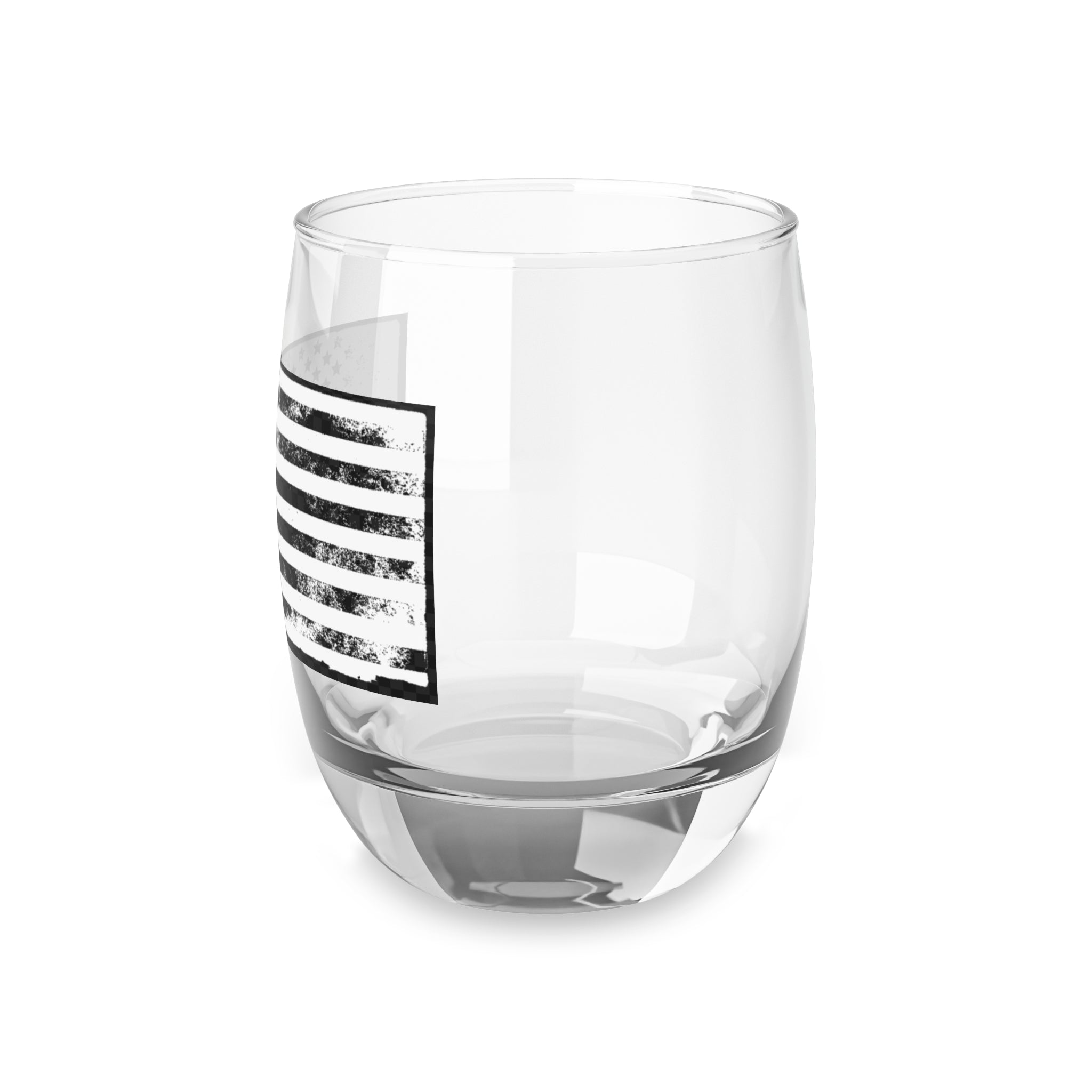Distressed American Flag Whiskey Glass — Patriotic Rocks Glass for Dad, Veterans & 4th of July