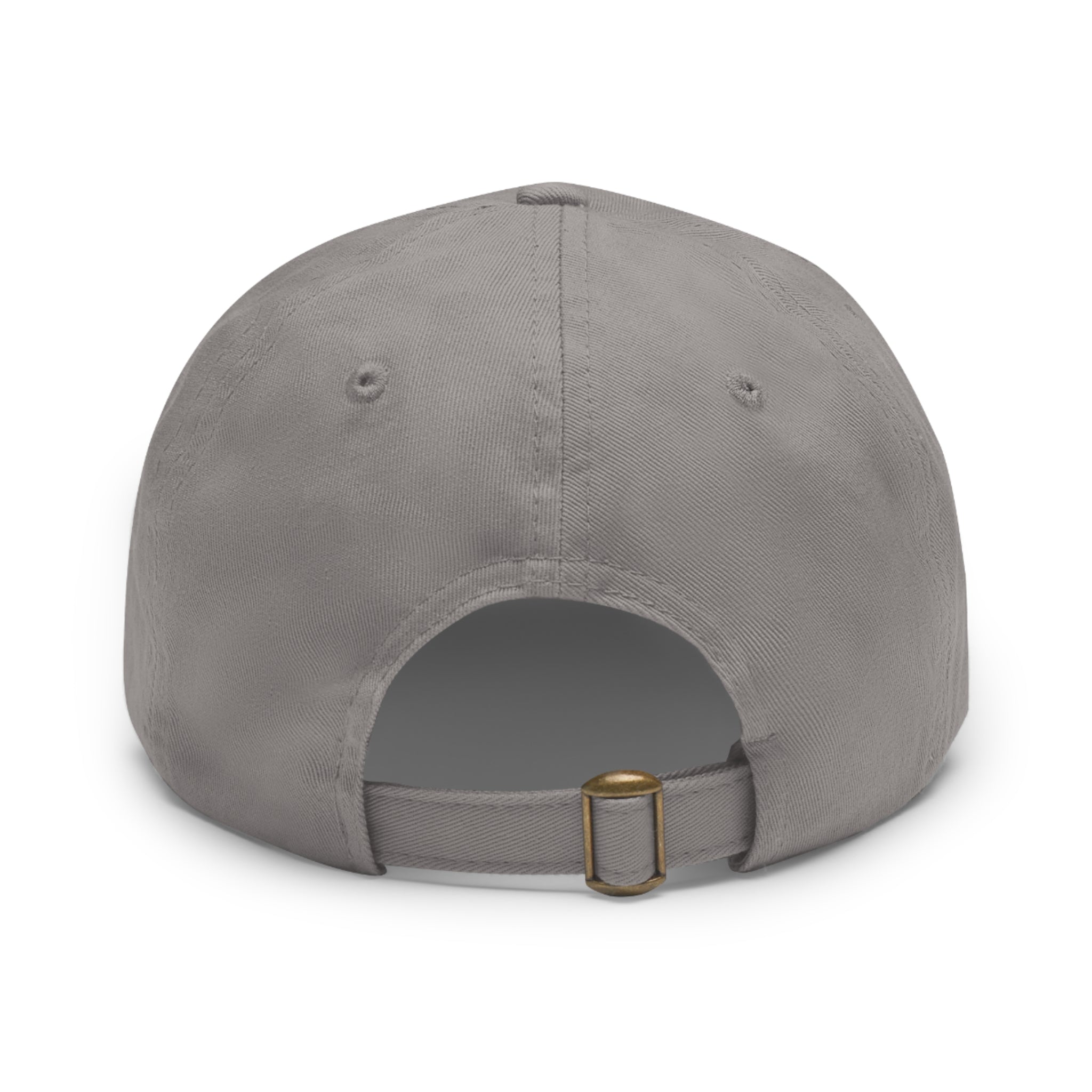Leather Patch Dad Hat — AZ Monogram Patch Cap