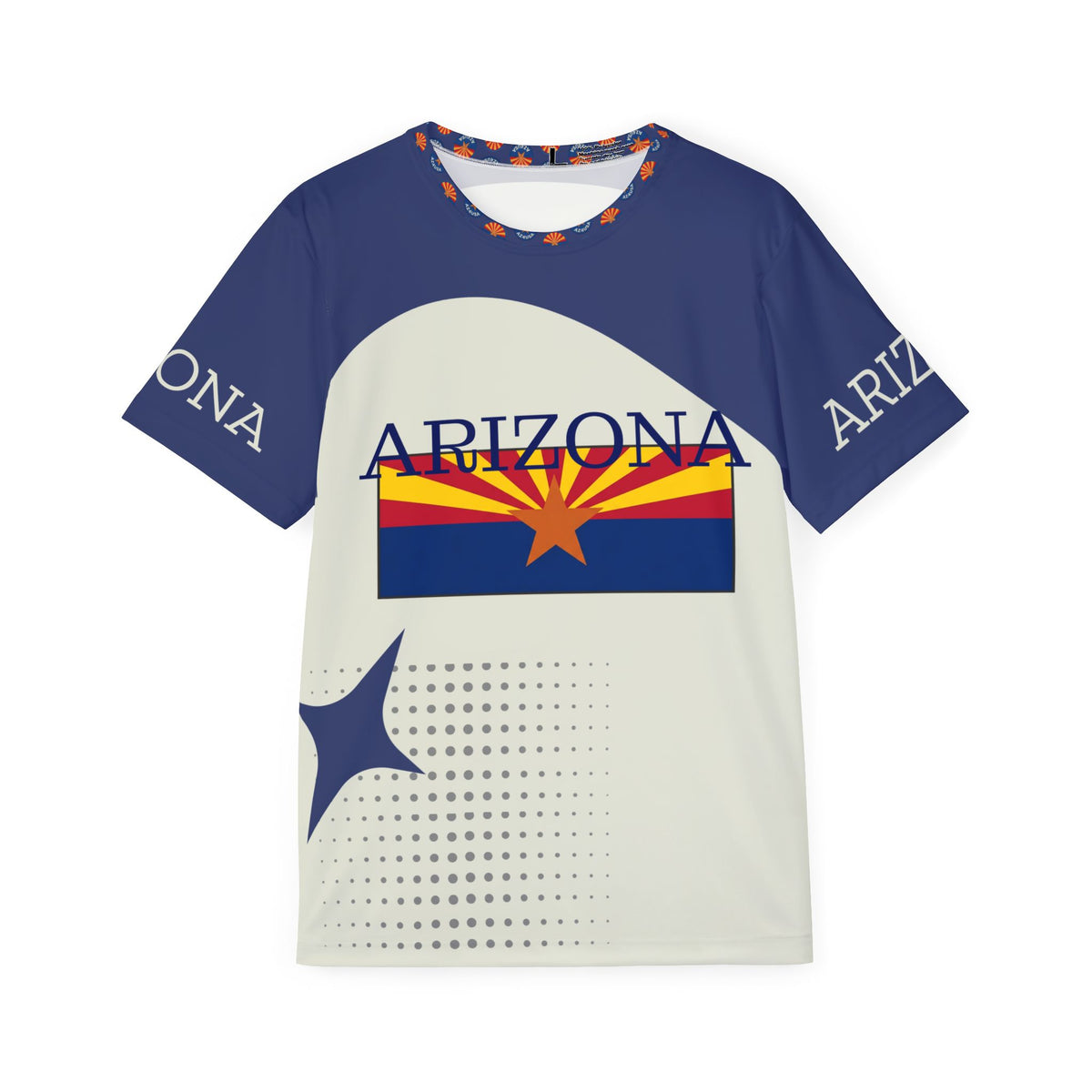 Arizona State Flag Sports Jersey — Men’s Athletic Tee