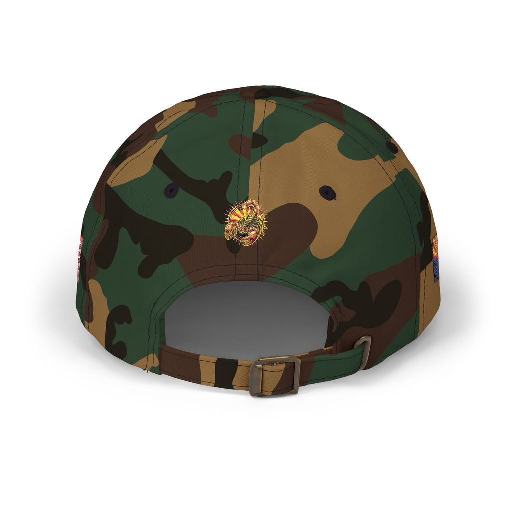 Dad Cap — Retro Grunge Scorpion Patch Baseball Hat