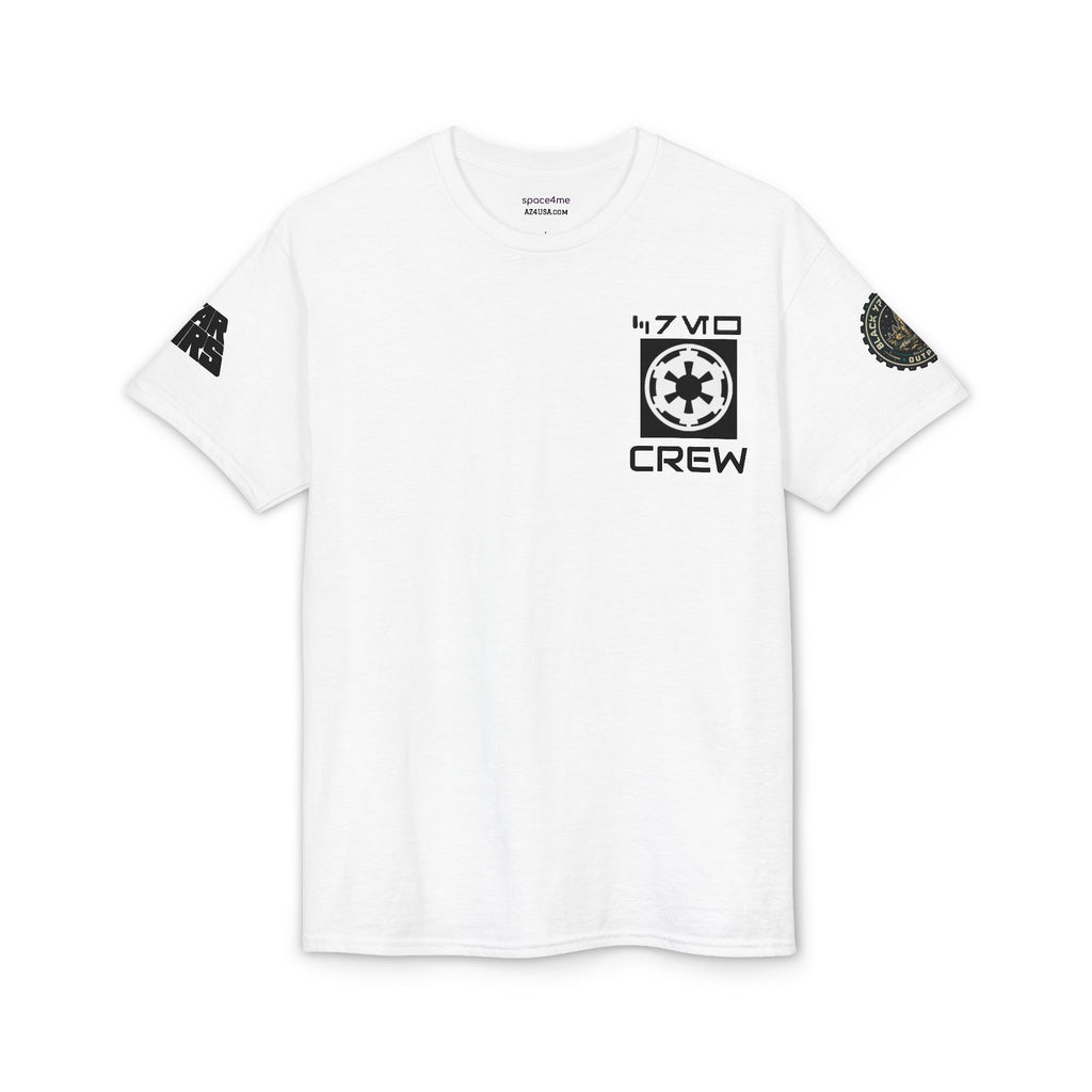 Tie Fighter Blueprint T-Shirt — 'Crew' Starship Schematic Tee