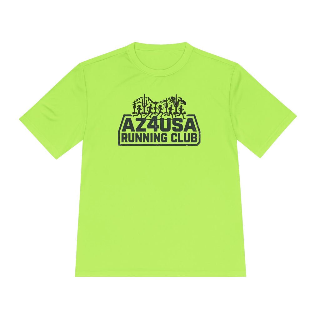 Az4USA Running Club Moisture-Wicking Tee — Trail Skyline Graphic