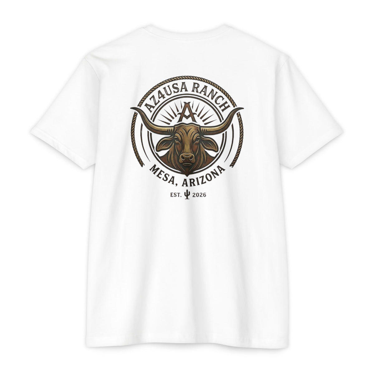 Arizona Ranch T-Shirt — "AZ4USA Ranch" Western Graphic Tee