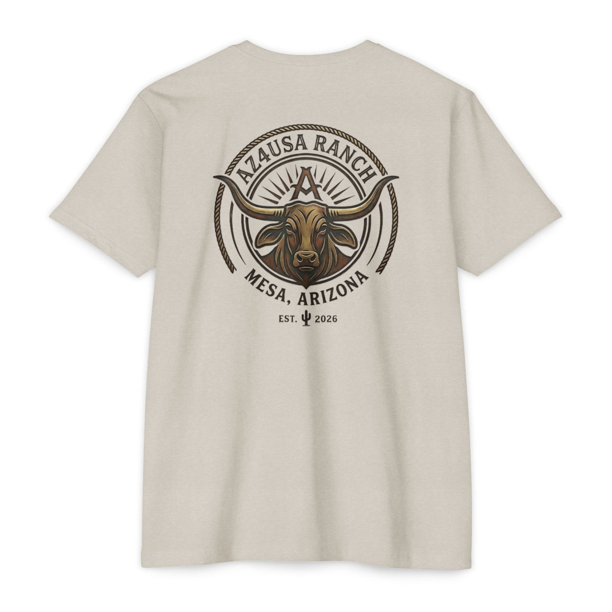 Arizona Ranch T-Shirt — "AZ4USA Ranch" Western Graphic Tee