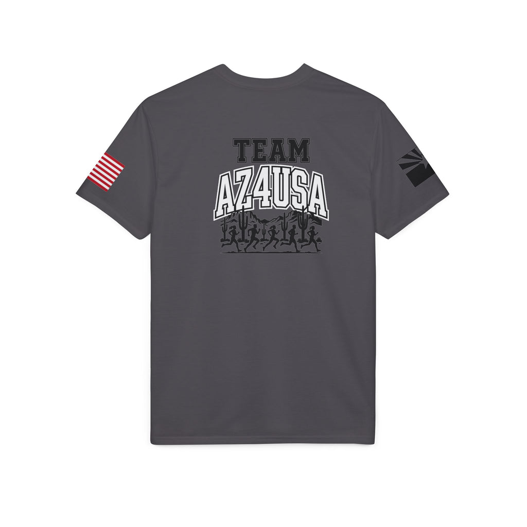 Arizona Flag "AZ4USA" Team T-Shirt — State Pride Running/Team Shirt