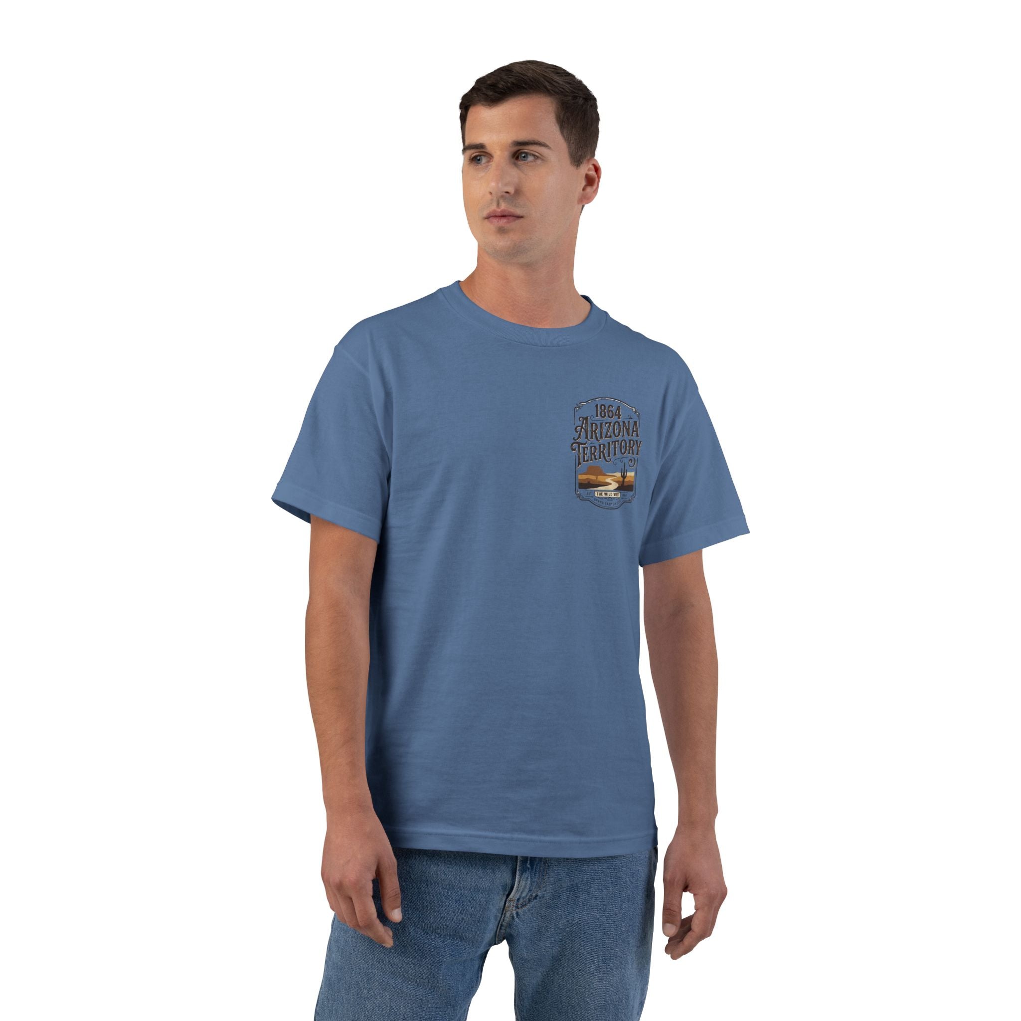 Arizona Territory 1864 T-Shirt — Vintage Map 'We Want Vegas Back' Tee