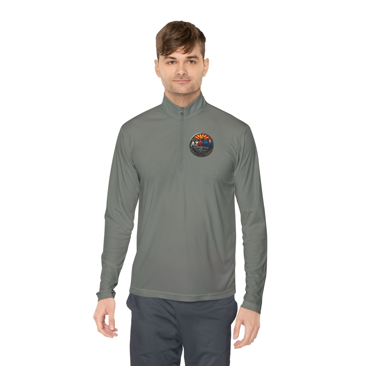 Quarter-Zip Pullover — Az4USA Cycling Club Graphic