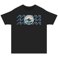 Patriotic USA Rashguard Tee — America 250 Wave Graphic
