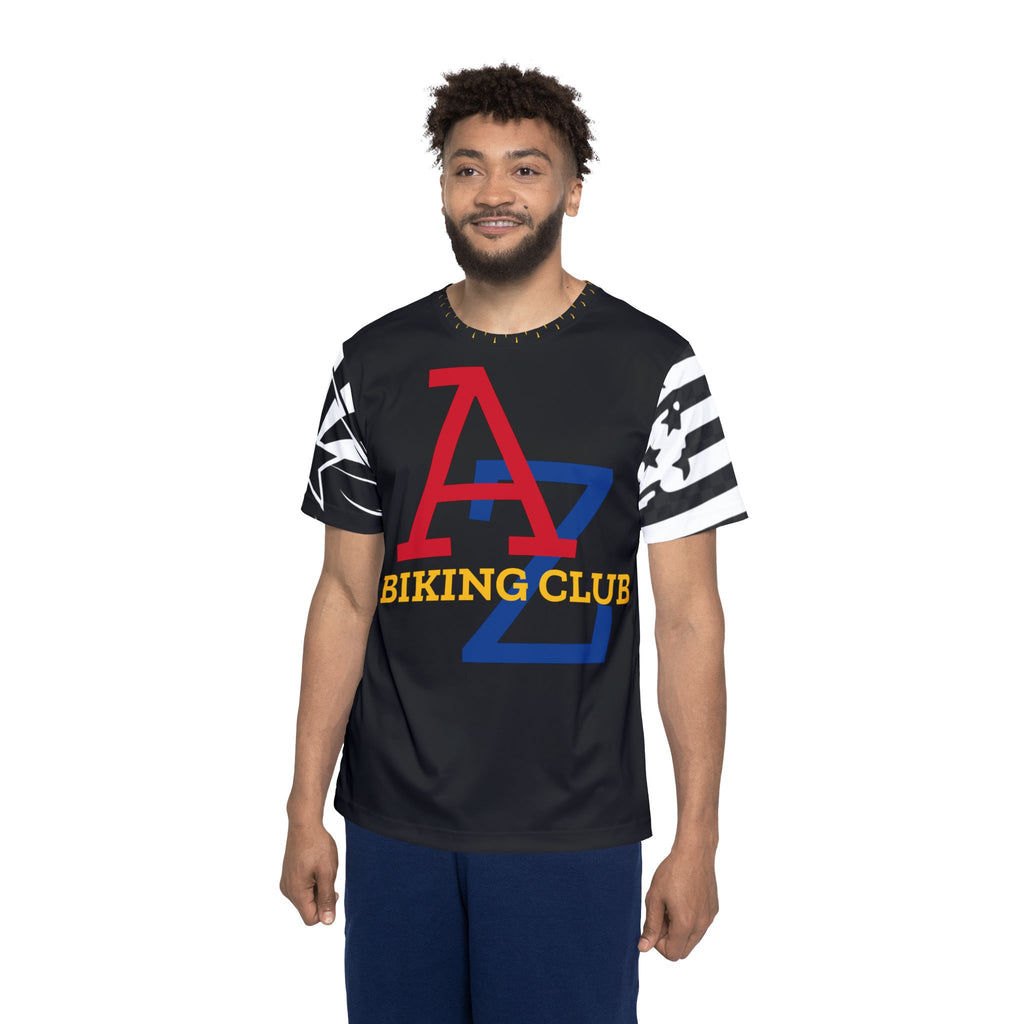 B/W AZ4USA Biking Club Men's Sports Jersey (AOP)