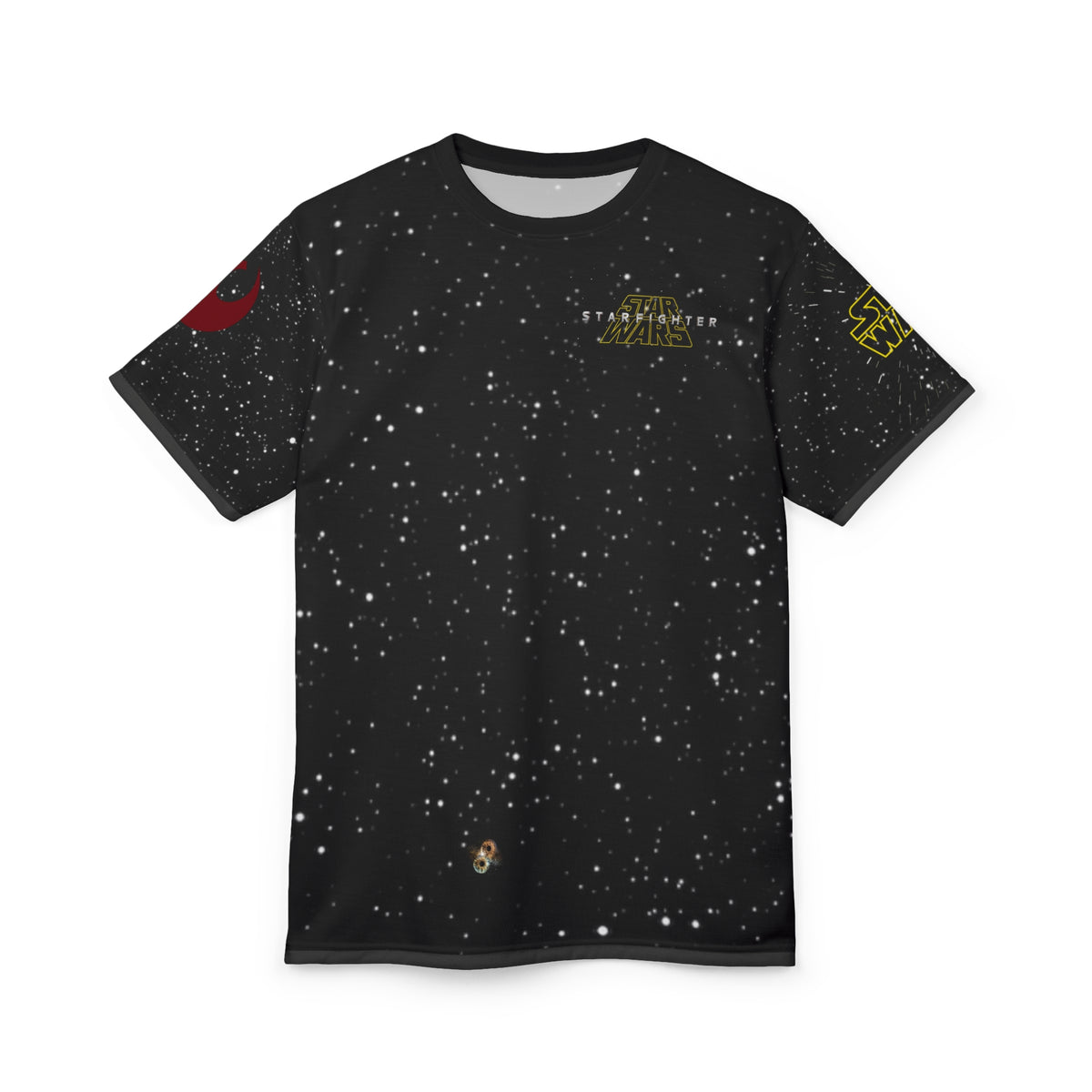 Star Wars Starfighter Tee — 'STAR WARS' Space Logo All-Over Print Shirt