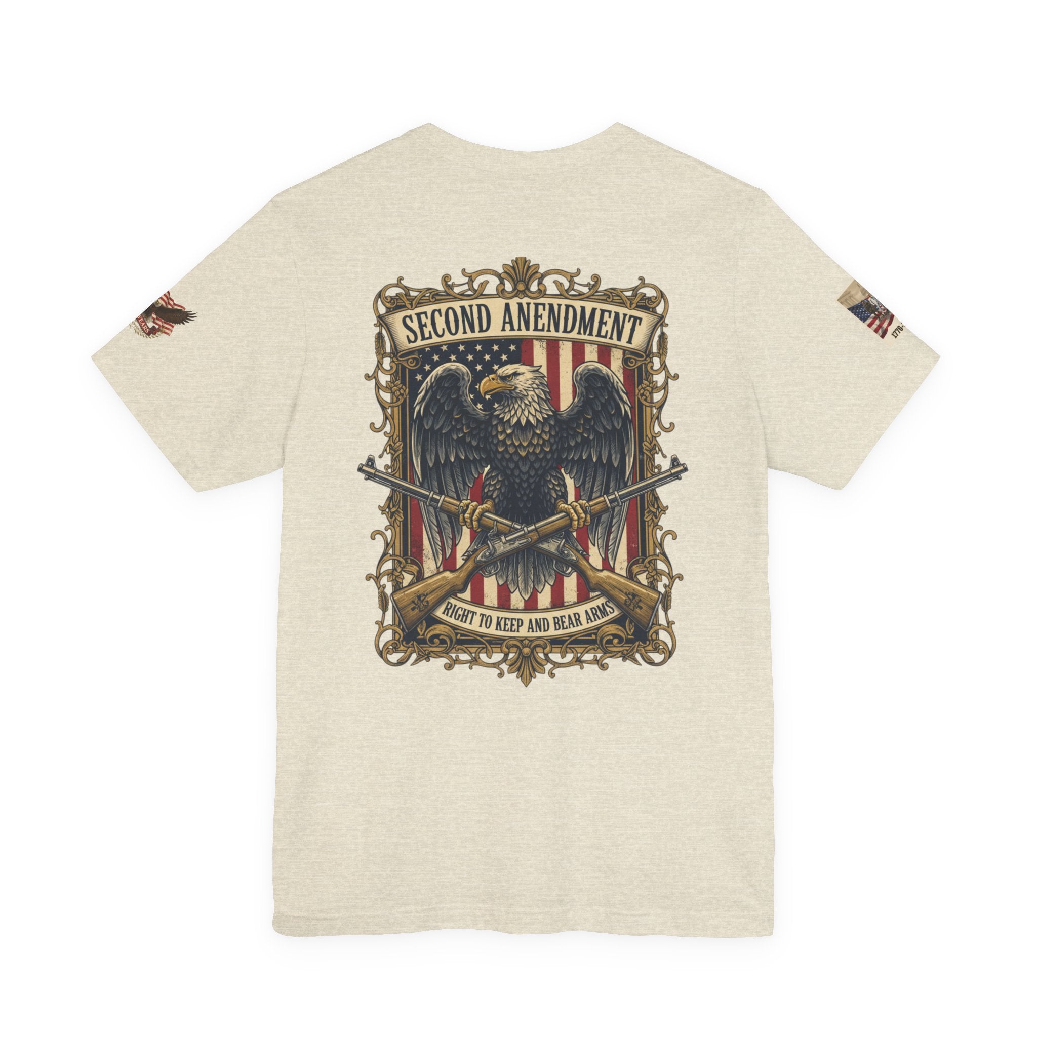 Second Amendment Eagle T-Shirt - Right to Keep and Bear Arms Graphic Tee