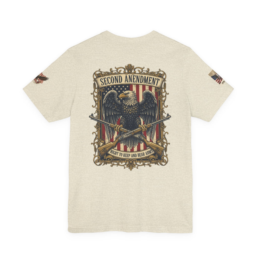 Second Amendment Eagle T-Shirt - Right to Keep and Bear Arms Graphic Tee