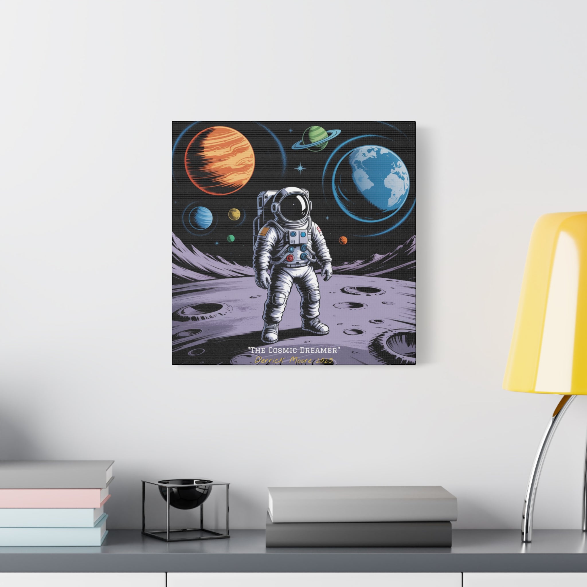 "The Cosmic Dreamer" 2025 - Matte Stretched Canvas Wall Art