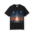 Artemis II Mission T‑Shirt — Spaceflight Patch & Crew Certificate Graphic