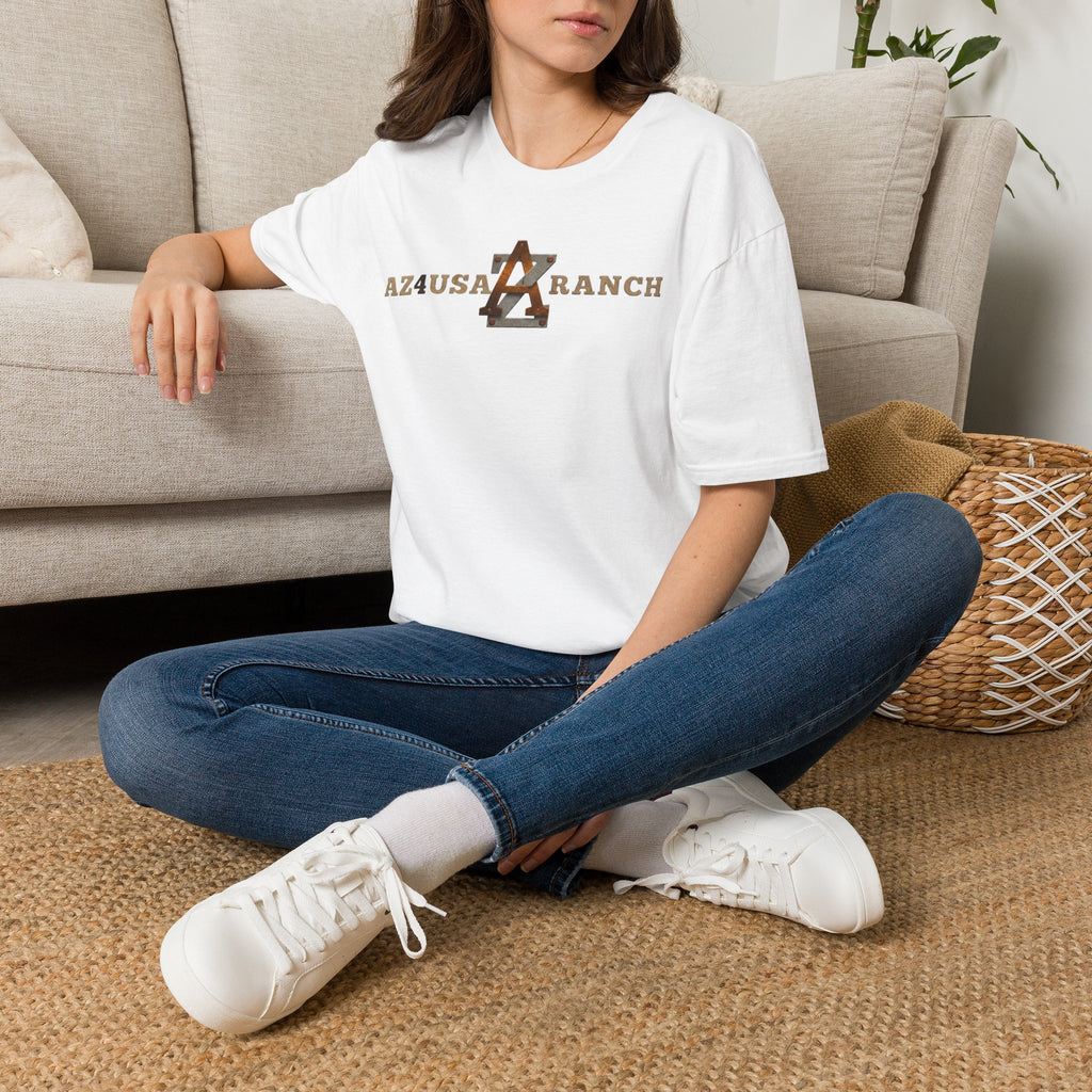 AZ4USA Ranch Logo T-Shirt — Rustic Western Graphic Tee