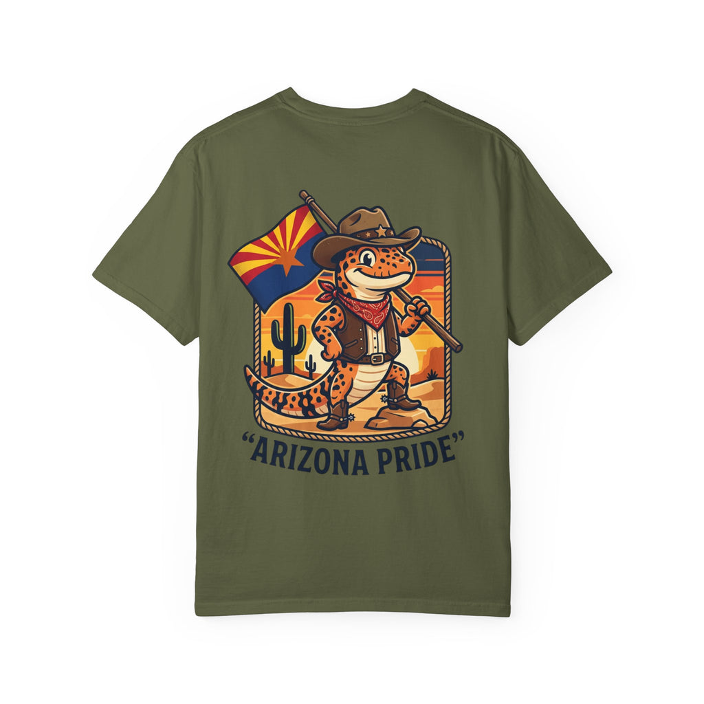Arizona Pride T-Shirt — Desert Gecko Cowboy Graphic Tee