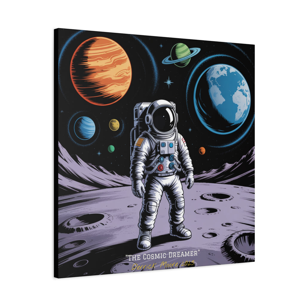 "The Cosmic Dreamer" 2025 - Matte Stretched Canvas Wall Art