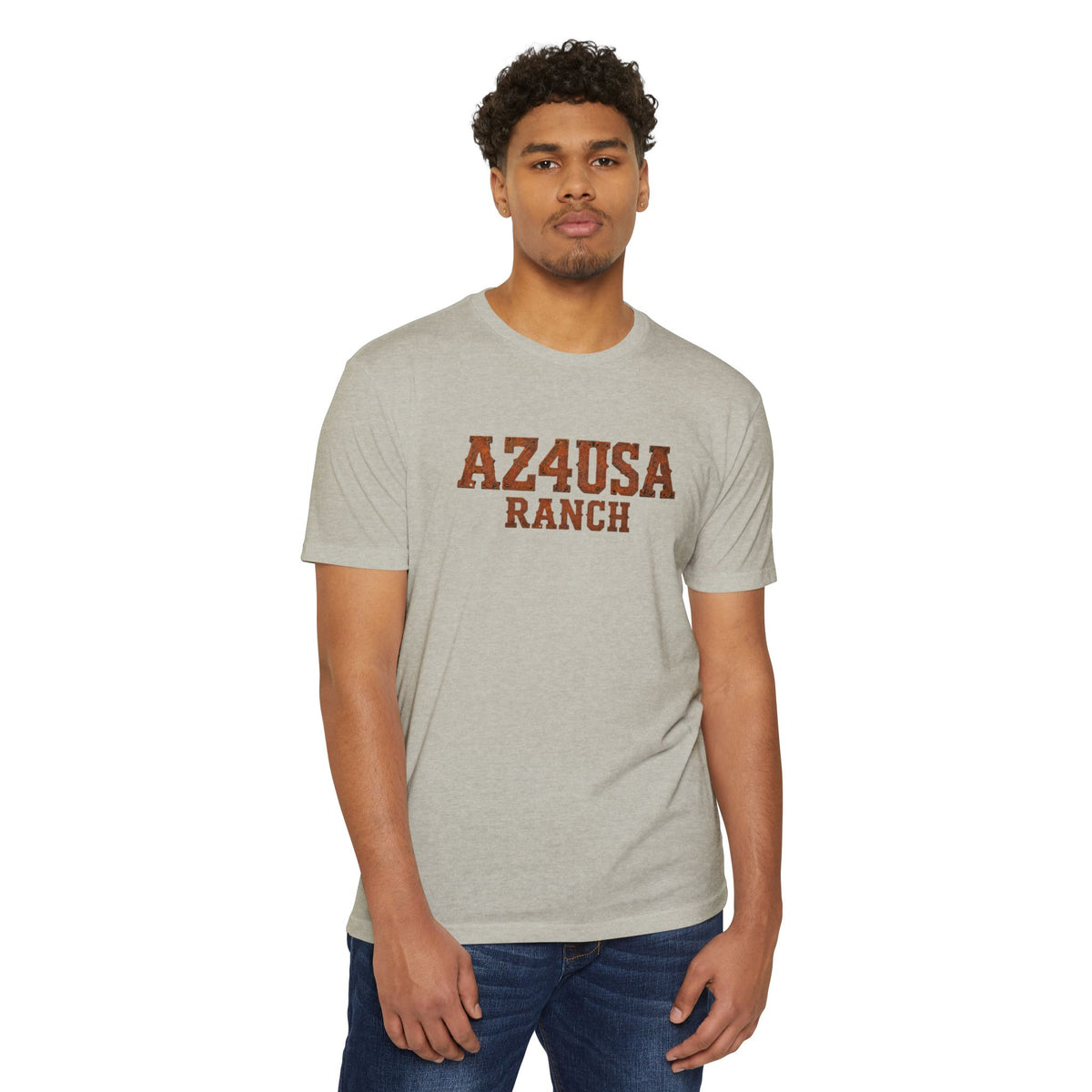 Arizona Ranch T-Shirt — "AZ4USA Ranch" Western Graphic Tee