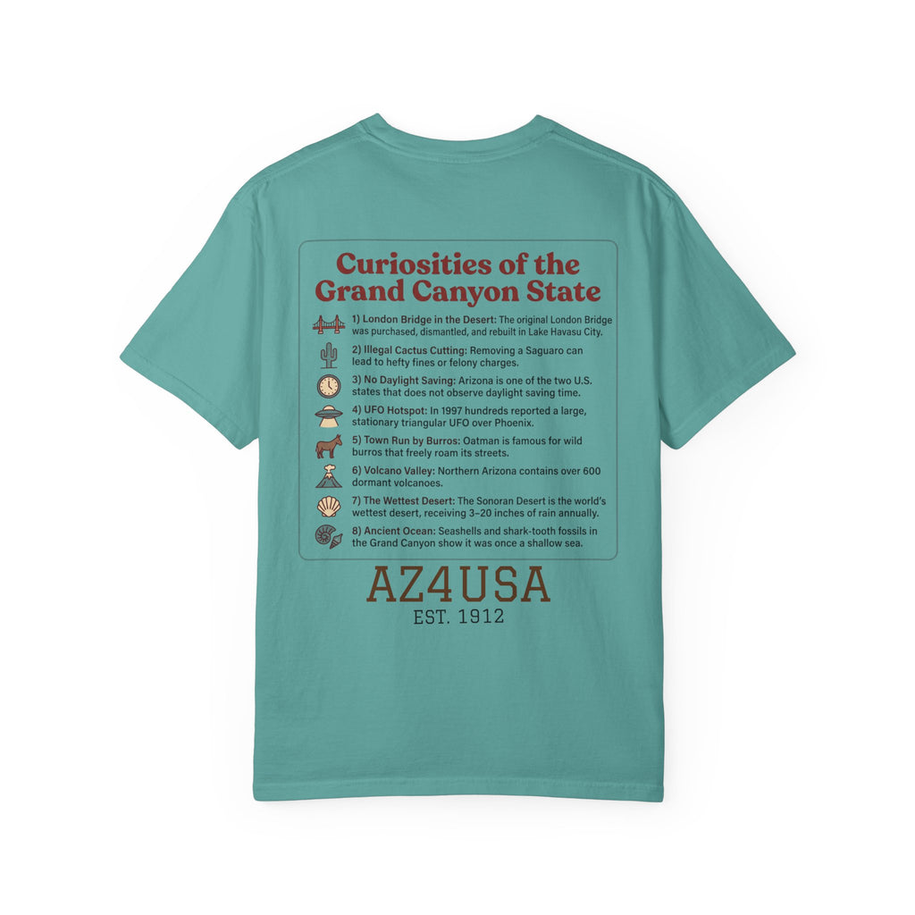 Arizona Pride T-Shirt — Grand Canyon State Facts Graphic Tee