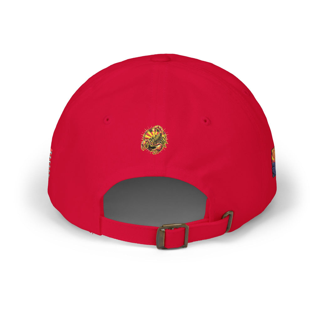 Dad Cap — Retro Grunge Scorpion Patch Baseball Hat