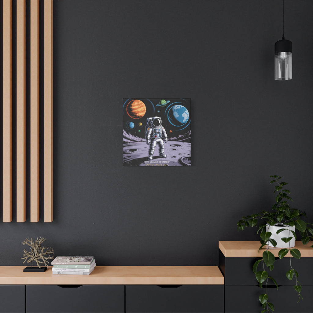 "The Cosmic Dreamer" 2025 - Matte Stretched Canvas Wall Art