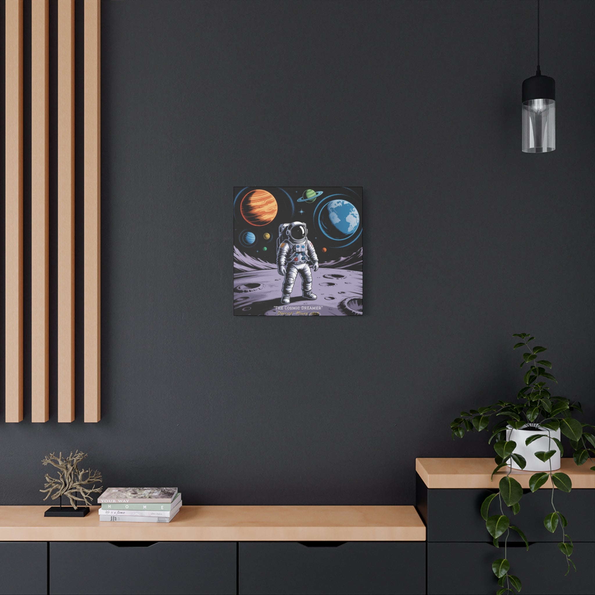 "The Cosmic Dreamer" 2025 - Matte Stretched Canvas Wall Art