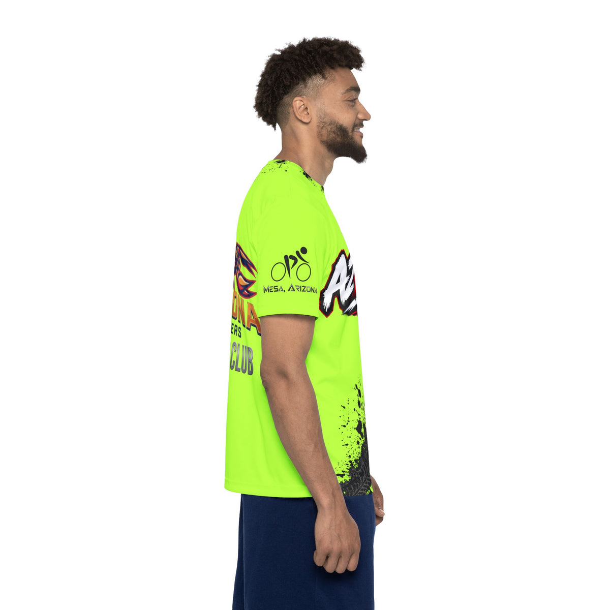 Copy of Neon Scorpion Men's Sports Jersey — Azusa Biking Club Graphic Tee