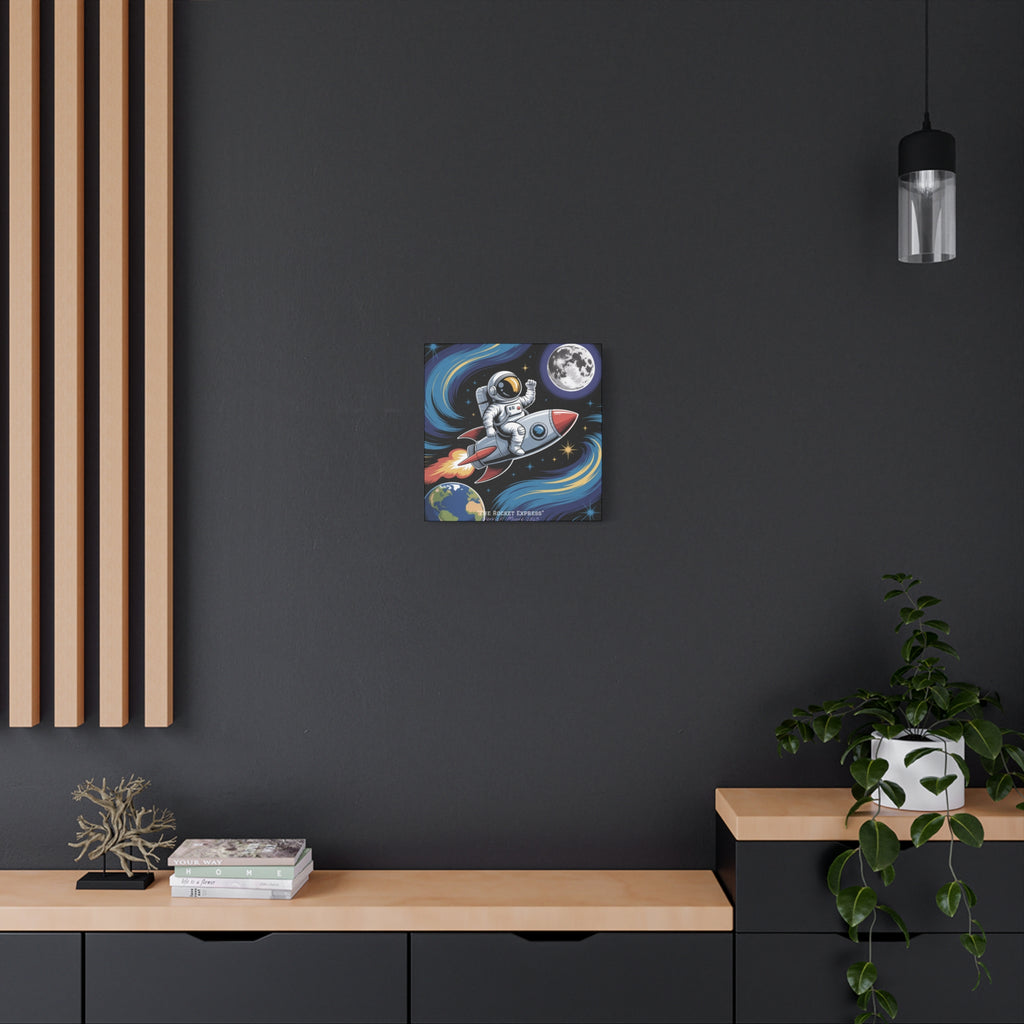 "The Rocket Express" 2025 - Matte Stretched Canvas Wall Art