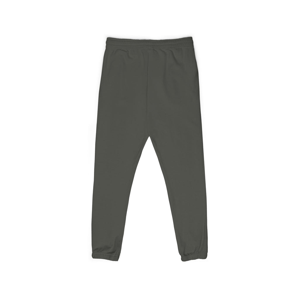 ZAVA Vertical Logo Sweatpants — Garment-Dyed Fleece Joggers