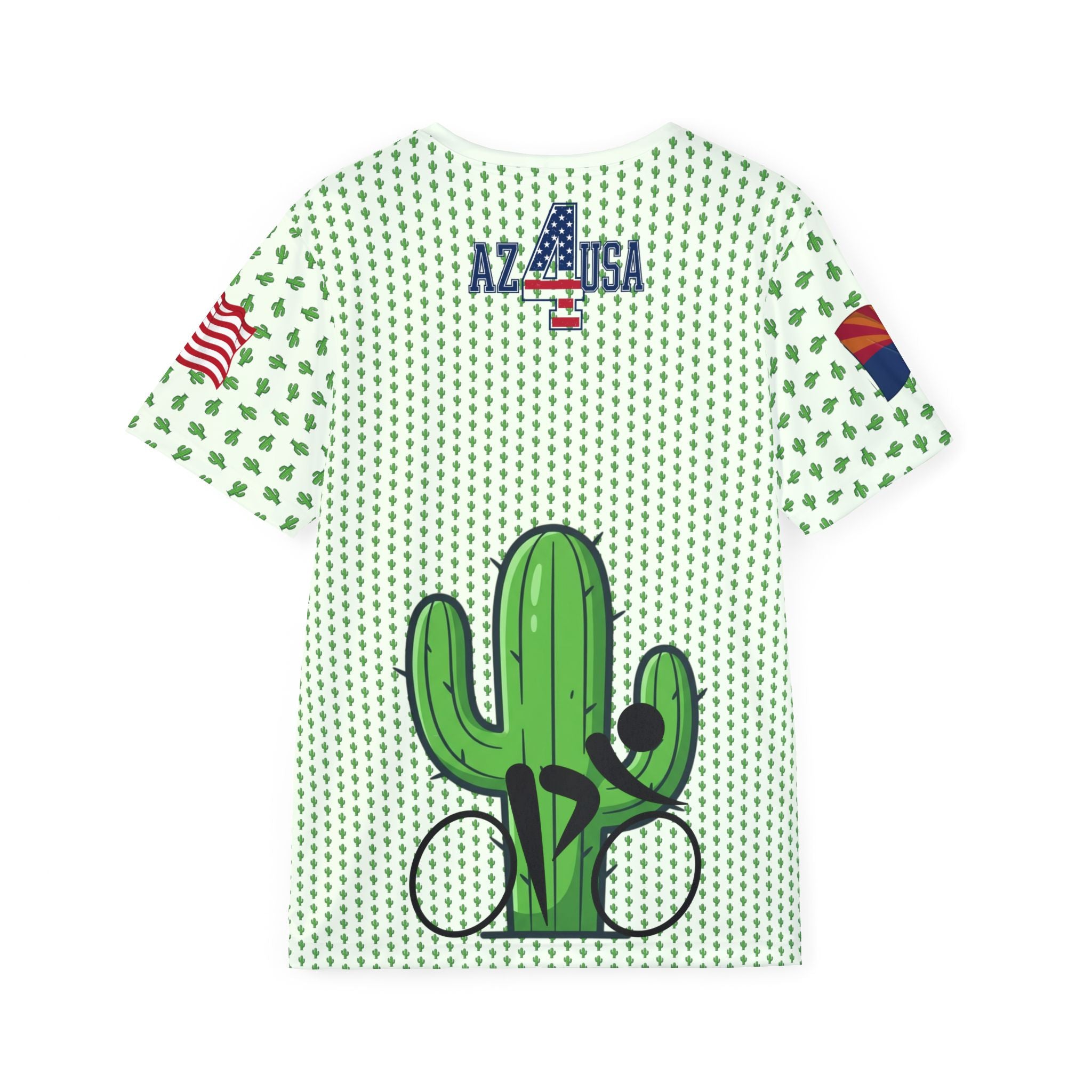 AZ4USA Biking Club Saguaro 🌵 Men's Sports Jersey (AOP)