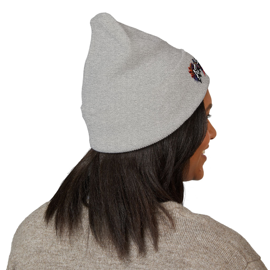 Embroidered Graffiti AZ4USA Scorpion Beanie — Classic Cuffed Knit Hat