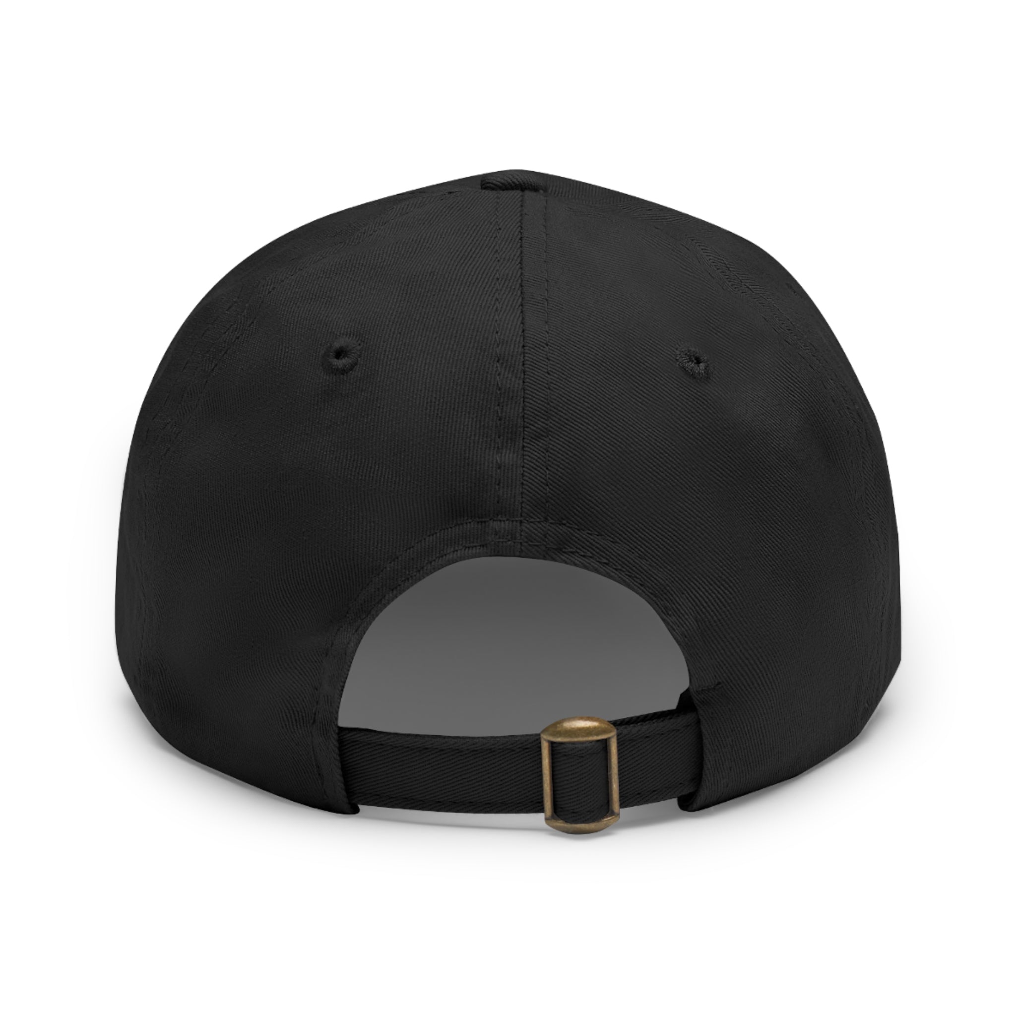 Leather Patch Dad Hat — AZ Monogram Patch Cap