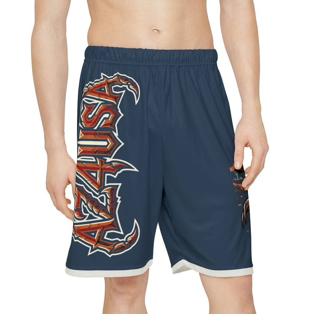 AZ4USA Scorpion Desert Graphic Sports Shorts — Men's Athletic AOP
