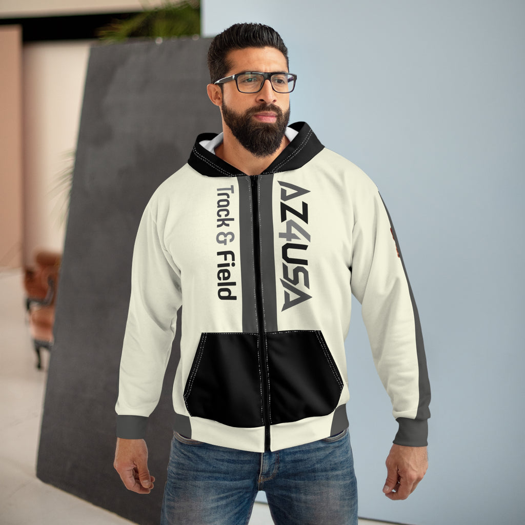 AZ4USA Track & Field Zip Hoodie — Arizona Track Team Jacket