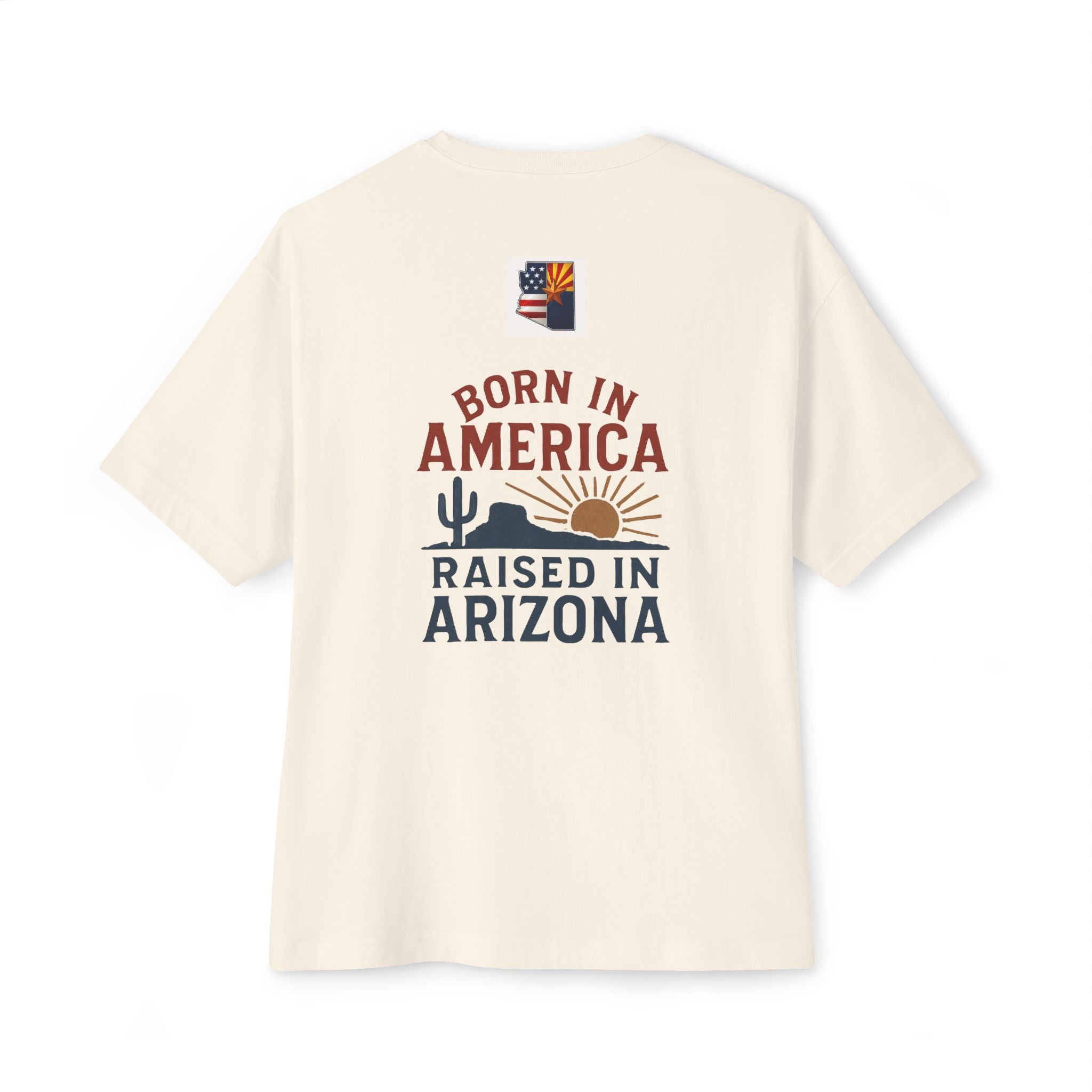 Arizona Pride Boxy Tee - Unisex Oversized T-Shirt, Casual Wear, Summer Essential, Gift for Travelers, American Southwest Apparel