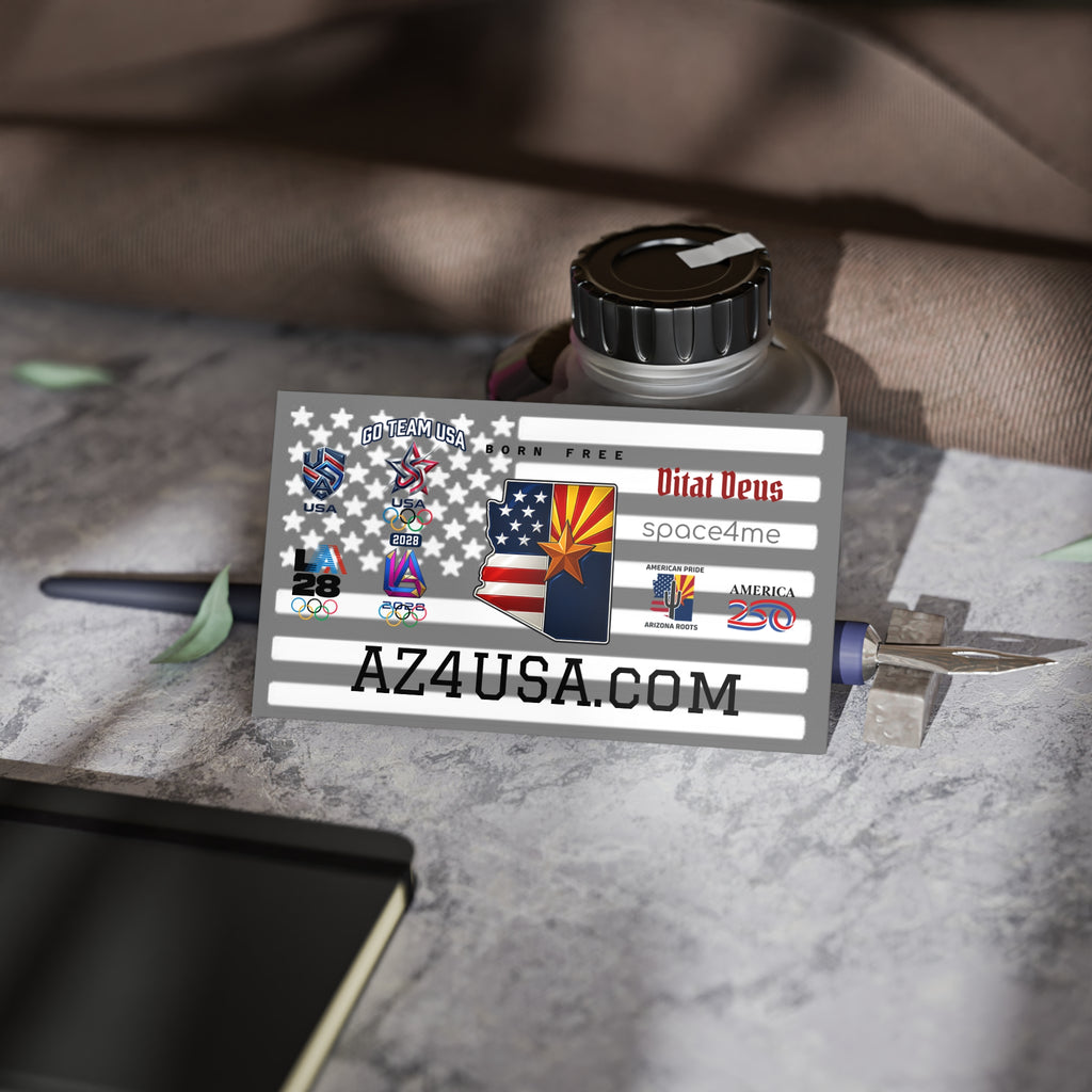 Arizona Flag USA Business Cards — Patriotic AZ4USA.com Networking Cards
