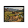 Azusa Ranch Photopaper Poster — Rustic Western Landscape Wall Art